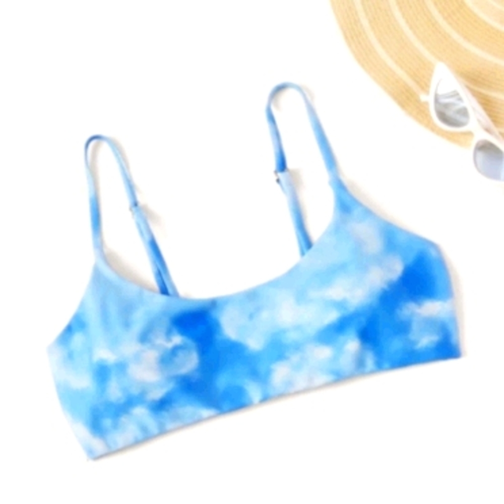Shein Tie Dye Bikini Top